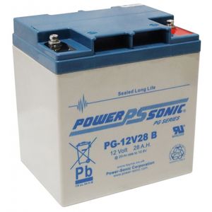 PG-12V28 Power Sonic VRLA Battery 30Ah