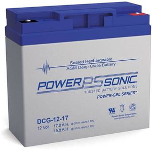 DCG12-17 Power Sonic Deep Cycle GEL Battery 17Ah