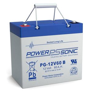 PG-12V60 Power Sonic VRLA Battery 60Ah