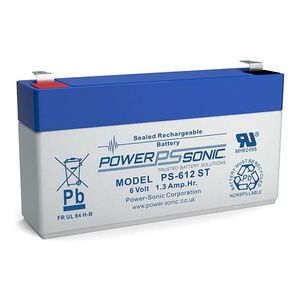 PS-612 Power Sonic Sealed Lead Acid (SLA) Battery 1.2Ah