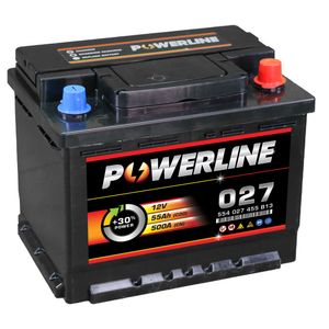 027 Powerline Car Battery 12V