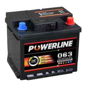 063 Powerline Car Battery 12V