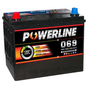 069 Powerline Car Battery 12V