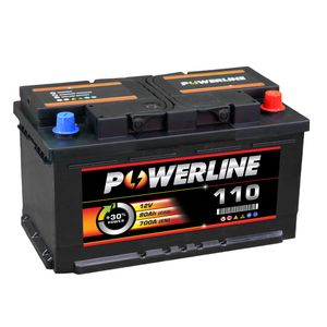 110 Powerline Car Battery 12V 80Ah