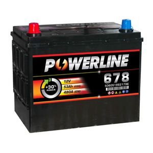Leisure Battery 678 - Powerline Caravan/Leisure/Marine Battery