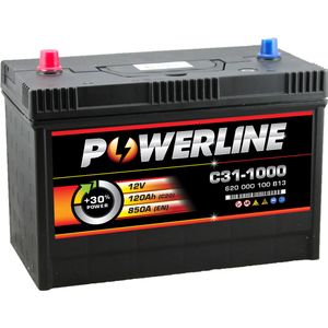 C31-1000 Powerline Car Battery 12V 120Ah
