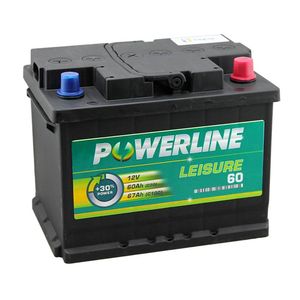 60Ah Leisure Battery - Powerline 60 Leisure Battery