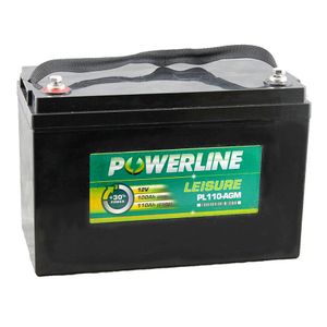 PL110-AGM Powerline AGM Leisure and Marine Battery 100Ah