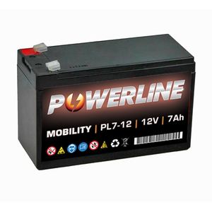 PL7-12 Powerline Mobility Battery 12V 7Ah