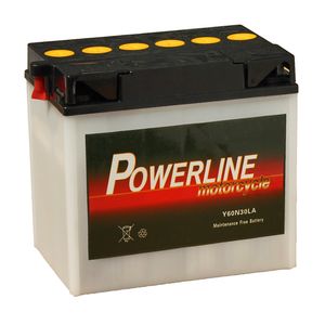 Y60-N30L-A Powerline Motorcycle Battery 12V 26Ah Y60N30LA