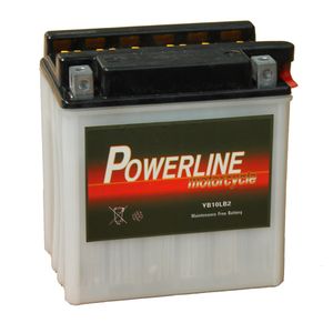 YB10L-B2 Powerline Motorcycle Battery 12V 10Ah YB10LB2