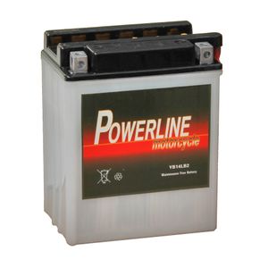 YB14L-B2 Powerline Motorcycle Battery 12V 13Ah YB14LB2