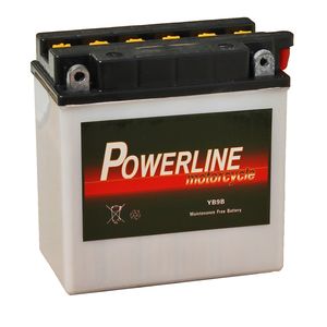 YB9-B Powerline Motorcycle Battery 12V 8Ah YB9B