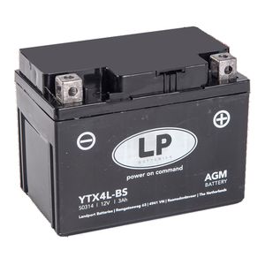 LTX4L-BS Landport AGM Motorcycle Battery