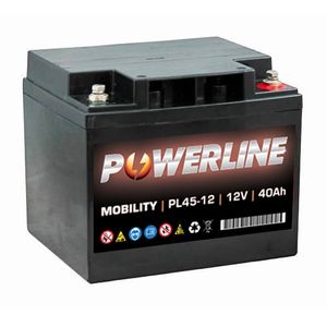 PL45-12 Powerline Mobility Battery 12V 40Ah