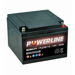 PLC26-12 Powerline Mobility Battery 12V 26Ah