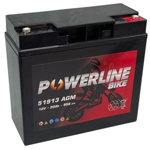 51913 BMW Powerline Motorcycle Battery 12V 20Ah (12V20P)