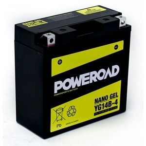 YG14B-4 Poweroad NANO GEL Motorcycle Battery