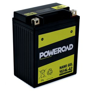 YG14L-A2 Poweroad NANO GEL Motorcycle Battery