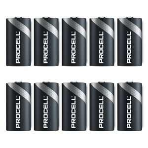 10x Duracell Procell General Purpose CR123 Batteries
