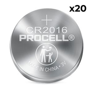 20x Duracell Procell General Purpose CR2016 Batteries