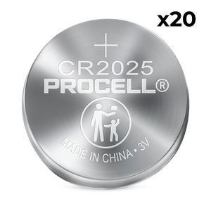20x Duracell Procell General Purpose CR2025 Batteries