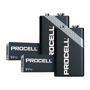 20x Duracell Procell General Purpose 9V Batteries