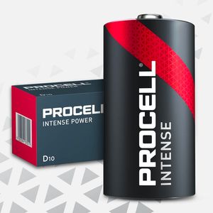 10x Duracell Procell Intense D Batteries MN1300INT