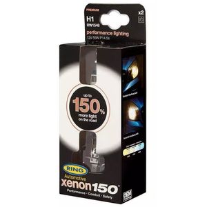 H1 (448) RING Xenon150 Brighter Halogen Headlight Bulbs RW1548