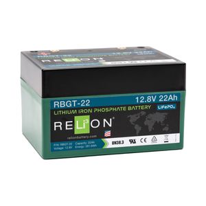 Relion RBGT-22 Lithium Golf Battery 12V 22Ah