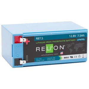 Relion RB7.5 Lithium Battery 12V 7.5Ah