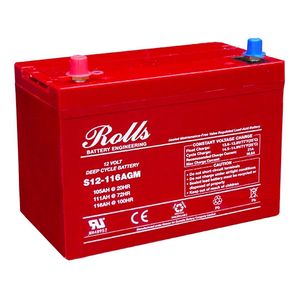 Rolls S12-116AGM Deep Cycle Series 12 Volt Battery
