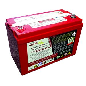 Sterling Power AMPS 12V 100Ah LiFePO4 Lithium Leisure Battery 