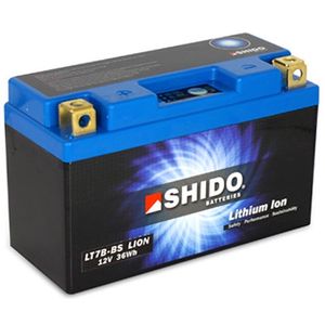 YT7B-BS Shido Lithium Motorcycle Battery LiFePO4 LT7B-BS