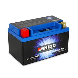 LTX12-BS Shido Lithium Motorcycle Battery LiFePO4 