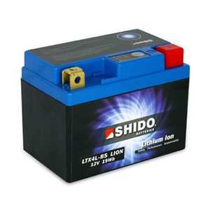 LTX4L-BS Shido Lithium Motorcycle Battery LiFePO4 LTX4L-BS