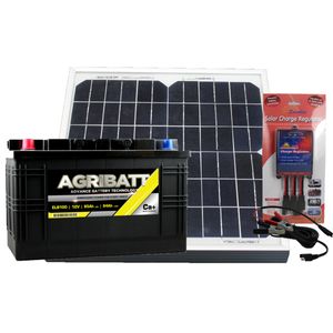 AgriBatt Electric Fence Solar Battery Kit ELB100 12V 94Ah c100