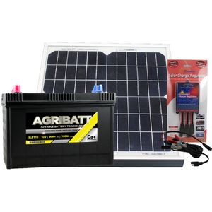 AgriBatt Electric Fence Solar Battery Kit ELB110 12V 100Ah c100