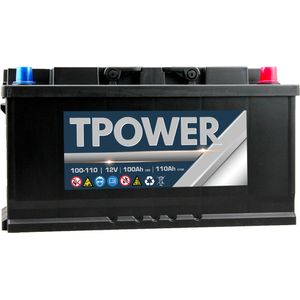 100Ah Leisure Battery by TPower 100Ah C20 / 110Ah C100