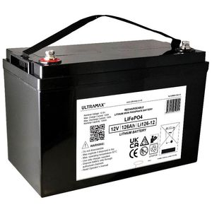 ULTRAMAX LI126-12 Lithium Battery 12Ah SLAUMXLI126-12