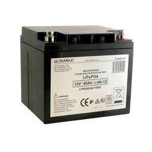 ULTRAMAX LI40-12 Lithium Battery 42Ah SLAUMXLI40-12