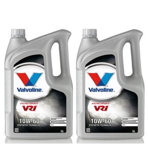 2x Valvoline VR1 Racing 10W-60 Synthetic Engine Oil 5L