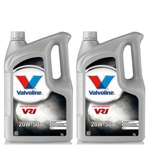 2x Valvoline VR1 Racing 20W-50 Engine Oil 5L
