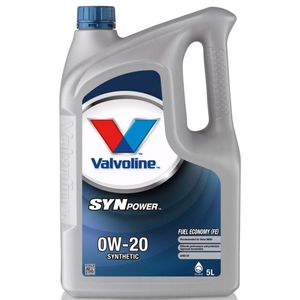 Valvoline SYNPOWER FE 0W-20 Synthetic Engine Oil 5L