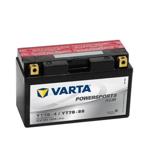 YT7B-BS Varta Powersports AGM Motorcycle Battery 507 901 012
