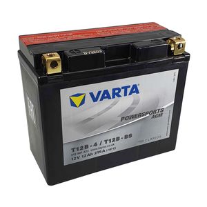 YT12B-4 Varta Powersports AGM Motorcycle Battery 512 901 019 (512 901 022) T12B-4