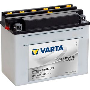 SY50-N18L-AT Varta Powersports Freshpack Motorcycle Battery 520 016 020