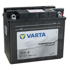 YB16-B Varta Powersports Freshpack Motorcycle Battery 519 012 019