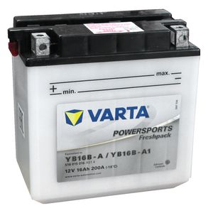 YB16B-A Varta Powersports Freshpack Motorcycle Battery 516 015 016 (YB16B-A1)