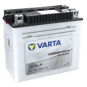 YB18L-A Varta Powersports Freshpack Motorcycle Battery 518 015 018